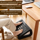 Apoio De Pé Descanso Ergonômico Com Massageador Escritório